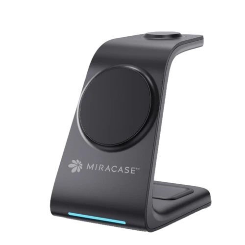 מטען מגסייף MQIW310 15W 3IN1 שחור Miracase