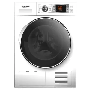 מייבש כביסה קונדנסור פתח חזית 8 ק"ג Crystal MDR 870B - אחריות ע"י היבואן הרשמי תדיראן 