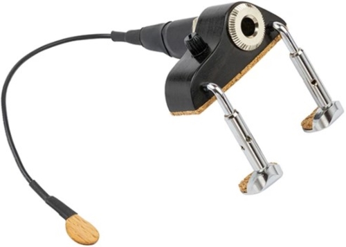 פיקאפ Piezo לכינור או ויולה שקע 1/4 Deluxe וחוגת ווליום 	