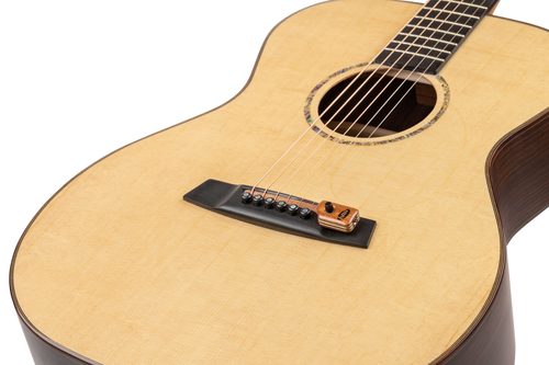 פיקאפ Piezo לגיטרה אקוסטית שקע 1/4 וחוגת ווליום