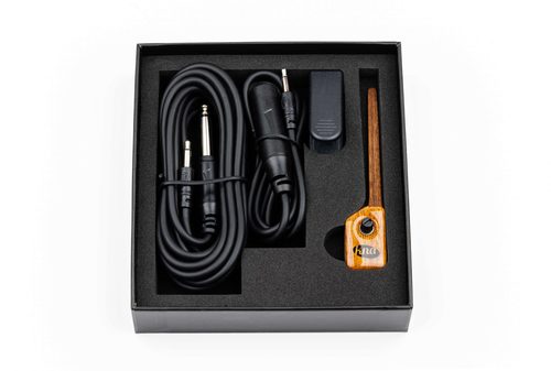 פיקאפ Piezo לגיטרה אקוסטית שקע 1/4 וחוגת ווליום