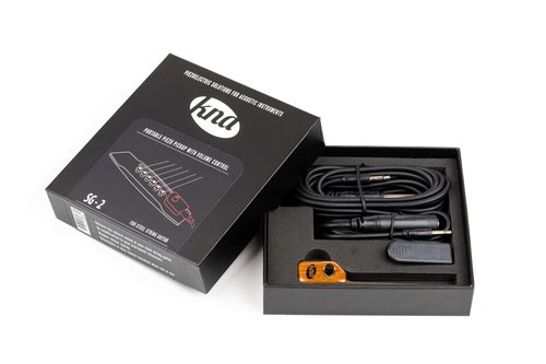 פיקאפ Piezo לגיטרה אקוסטית שקע 1/4 וחוגת ווליום
