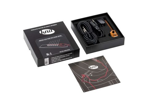 פיקאפ Piezo לגיטרה אקוסטית שקע 1/4 וחוגת ווליום