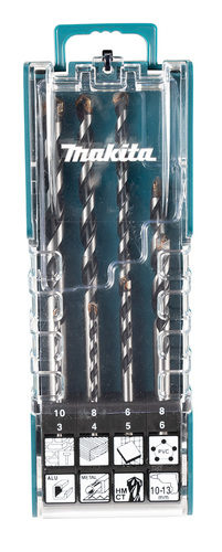 מארז 8 מקדחים רב שימושיים לפוטר E-15855 MAKITA