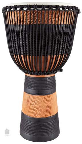דג׳מבה אפריקאי 12״ Black/Brown עם תיק