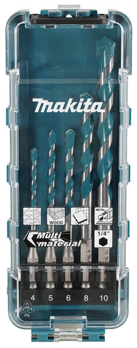 מארז 5 מקדחים רב שימושיים לאימפקט E-16732 MAKITA 