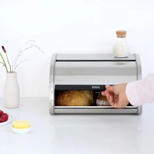 קופסת לחם בינונית, מט - מכסה מתגלגל Brabantia 02