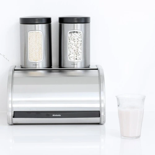קופסת לחם בינונית, מט - מכסה מתגלגל Brabantia 04