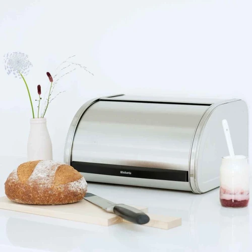 קופסת לחם בינונית, מט - מכסה מתגלגל Brabantia 06