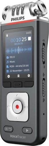 טייפ מנהלים מקליט דיגיטאלי פיליפס PHILIPS DVT-6115 8GB הכולל 3 מיקרופונים תמיכה בתוכנה SEMBLY AI