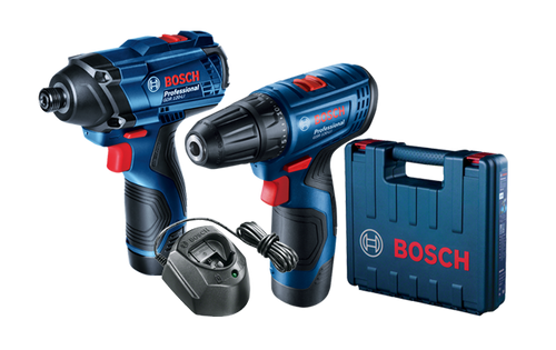 סט מברגה / מקדחה + אימפקט BOSCH GDR+GSR 120-LI