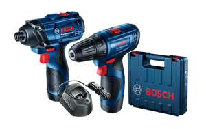 סט מברגה / מקדחה + אימפקט BOSCH GDR+GSR  120-LI