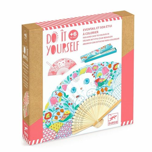 יצירה DIY מניפה קונקו של Djeco תיבת נח פעילות יצירה צביעה משחקים לנסיעות דמיון מטבח צעצועי עץ איכות חשיבה משחקי התפתחות תינוקות דמיון מריונטה אאוריקה מקופלת טויסים ענטל עדינות