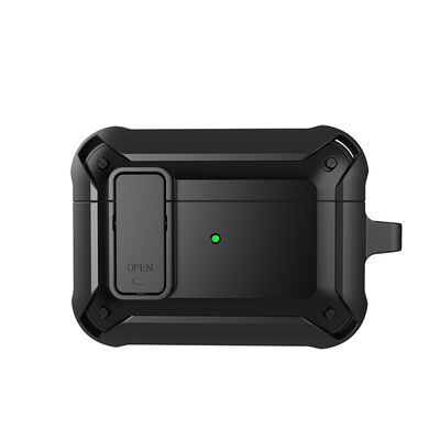 כיסוי קשיח לאוזניות WIWU Mecha AirPods Pro שחור