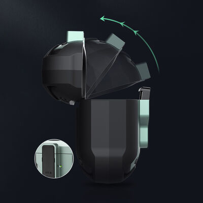 כיסוי קשיח לאוזניות WIWU Mecha AirPods Pro שחור