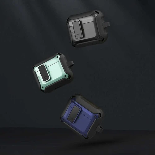כיסוי קשיח לאוזניות WIWU Mecha AirPods שחור