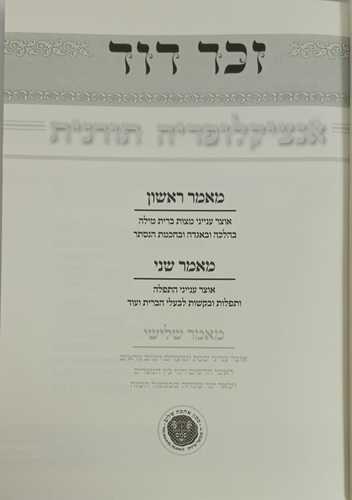 זכר דוד ב