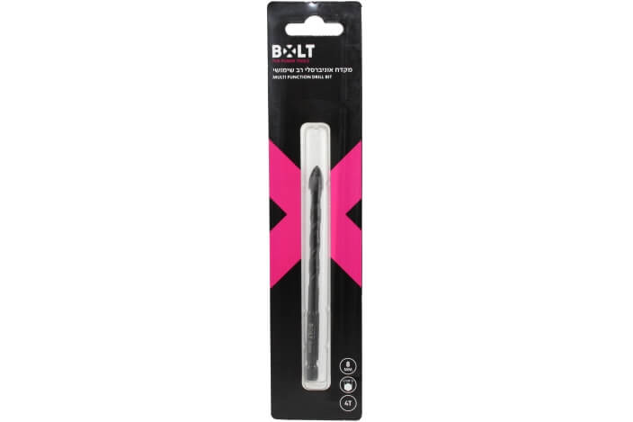 מקדח אוניברסלי מקצועי קנה ביט - 6 מ"מ MFDB6 מבית BOLT