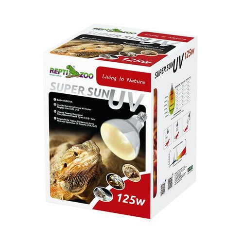 נורת סופר סאן repti zoo 125 וואט
