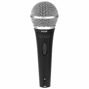 מיקרופון דינמי Shure PGA58 - יבואן רשמי