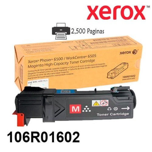 טונר אדום מקורי זירוקס 6505/6500 106R01602 XEROX