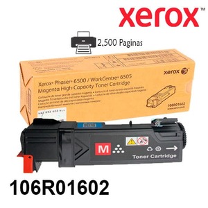 טונר אדום מקורי זירוקס 6505/6500 106R01602 XEROX
