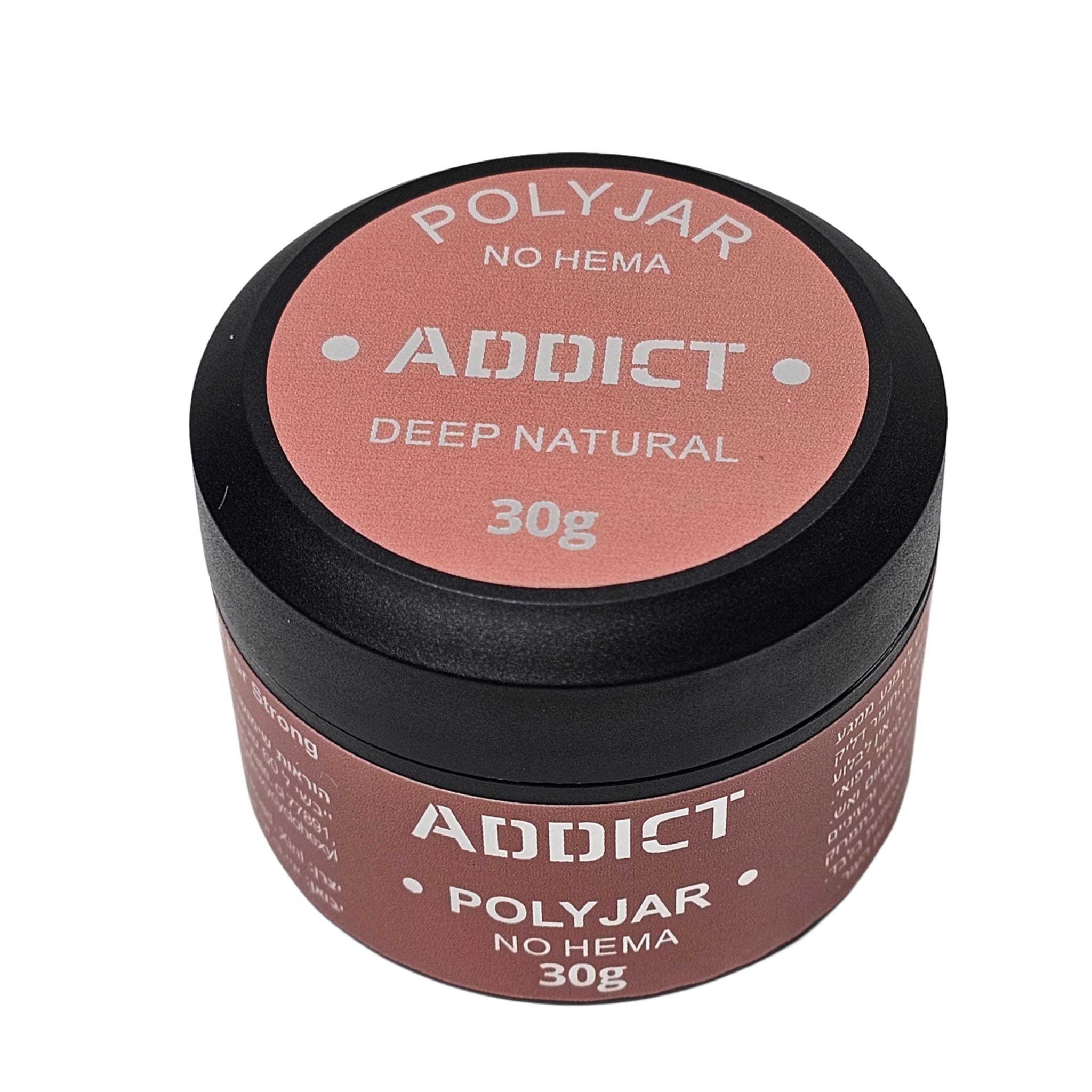 פוליג׳ל בצנצנת DEEP NATURAL היפואלרגני 30 גרם  ADDICT