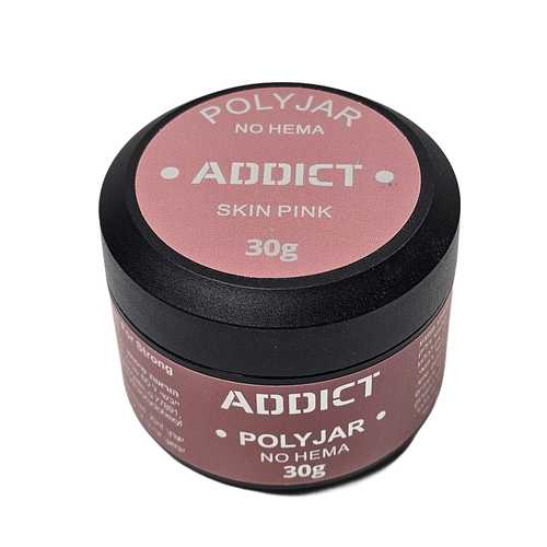 פוליג׳ל בצנצנת SKIN PINK היפואלרגני 30 גרם  ADDICT