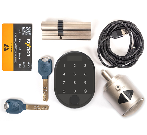  מנעול חכם לוקאפ 2  Lockapp 2 רב בריח (החדש 2025)