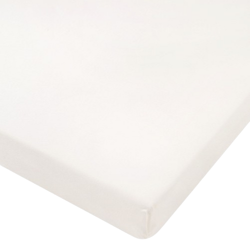 סדין לעגלה חלק בודד ג'רזי 100% כותנה - אבן mountain