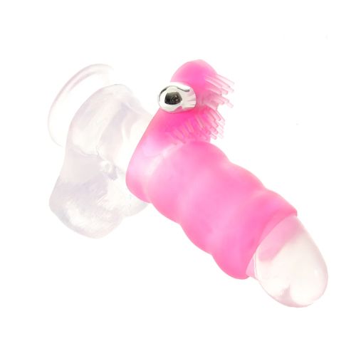 שרוול רך רוטט המעבה ומאריך את איבר הגבר | California Exotics Pleasure Enhancer