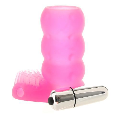 שרוול רך רוטט המעבה ומאריך את איבר הגבר | California Exotics Pleasure Enhancer