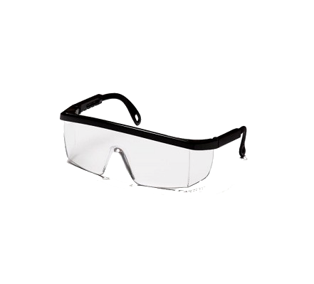 12 יח' משקפי מגן פוליקרבונט שקוף KASCO K-71003 - ANTI-UV 