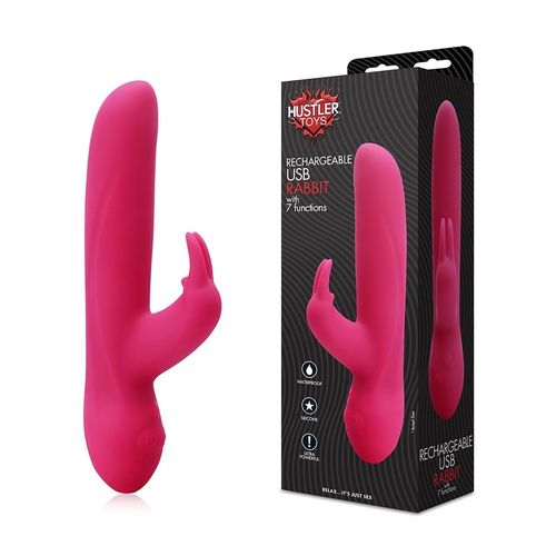 ויברטור סיליקון סופר יוקרתי Hustler Toys Usb Rabbit
