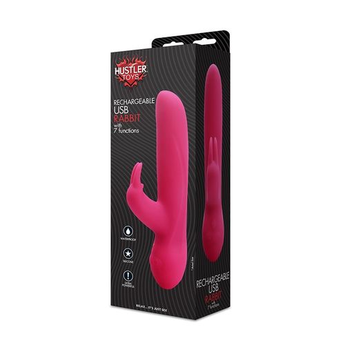 ויברטור סיליקון סופר יוקרתי Hustler Toys Usb Rabbit
