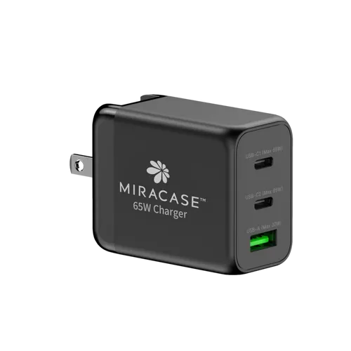 מטען קיר אוניברסלי מהיר MIRACASE MWC65U