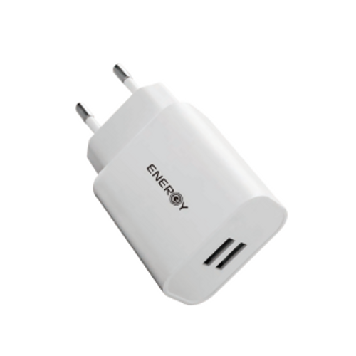 מטען בית ENERGY שתי יציאות 12W USB 