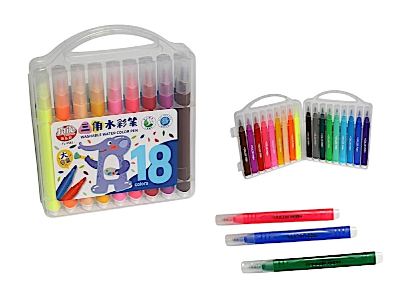 טושים רחיצים 1/18