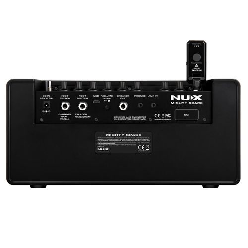 מגבר לגיטרה 30W נטען NUX Mighty Space Wireless Stereo Modelling Guitar/Bass AMP