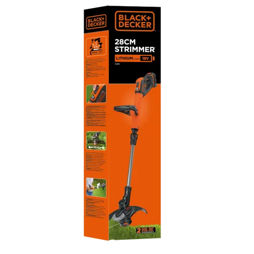 חרמש אלחוטי נטען 18V BLACK & DECKER STC1820PC-QW