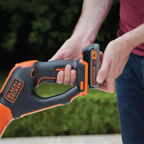 חרמש אלחוטי נטען 18V BLACK & DECKER STC1820PC-QW