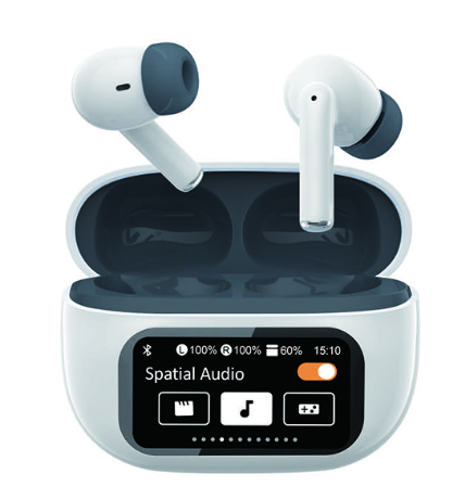 אוזניות אלחוטיות עם מסך טאץ' ותצוגה בעברית - EarBuds F11 PiZZi