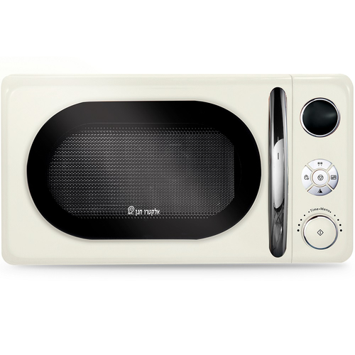 מיקרוגל מכני 20 ליטר קרם בעיצוב רטרו מבית אלקטרו חנן