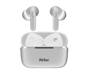 אוזניות NETAC LK65 Bluetooth 5.3 Up to 5.5Hrs Play White Stereo