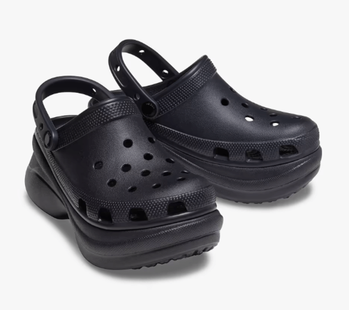 כפכפי פלטפורמה CLASSIC BAE CLOG של CROCS לנשים בצבע שחור | 35-42 | Crocs CLASSIC BAE CLOG platforms BLACK 206302