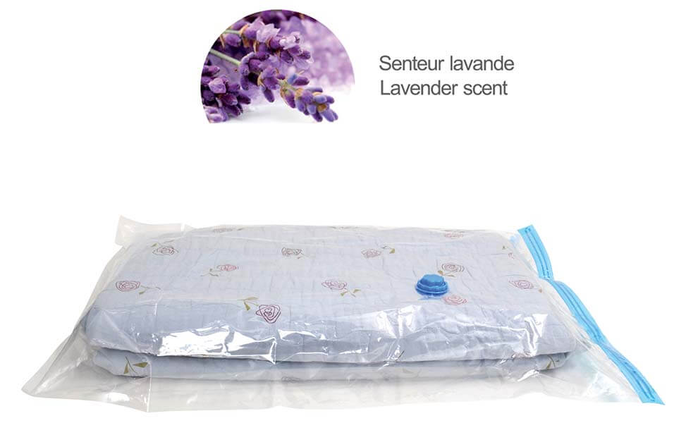 שקית וואקום לבגדים עם לבנדר נגד עש - 60X40