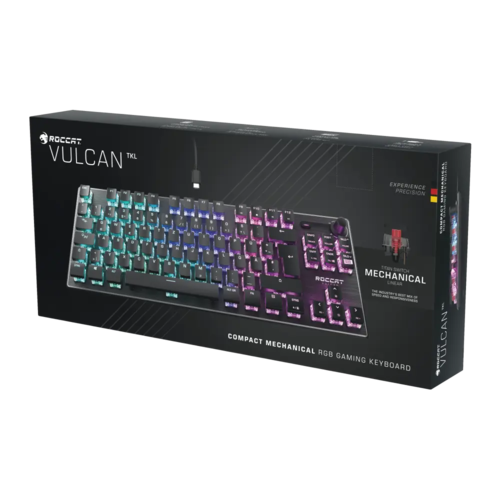  מקלדת קצרה ROCCAT VULCA TKL AIMO RedS 