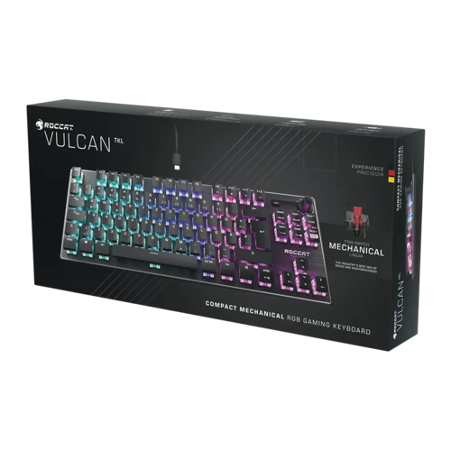  מקלדת קצרה ROCCAT VULCA TKL AIMO RedS 