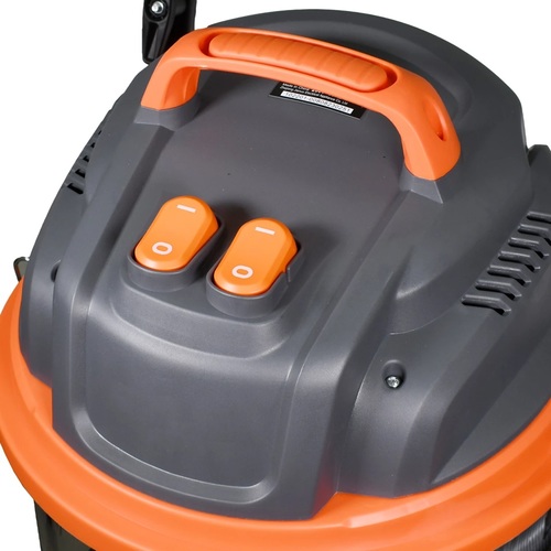 שואב אבק תעשייתי Hunter 70 ליטר עם שני מנועים 2400W לשאיבה רטובה ויבשה