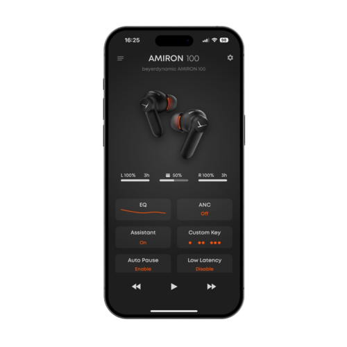 אוזניות אלחוטיות AMIRON 100 TWS ANC שחור